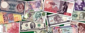 différentes devises étrangères